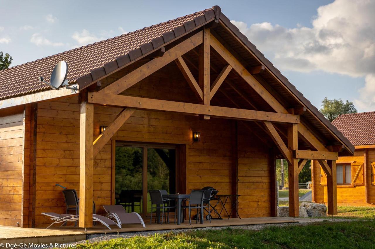 Les Jardins Du Herisson Chalet 2 Bonlieu Kültér fotó