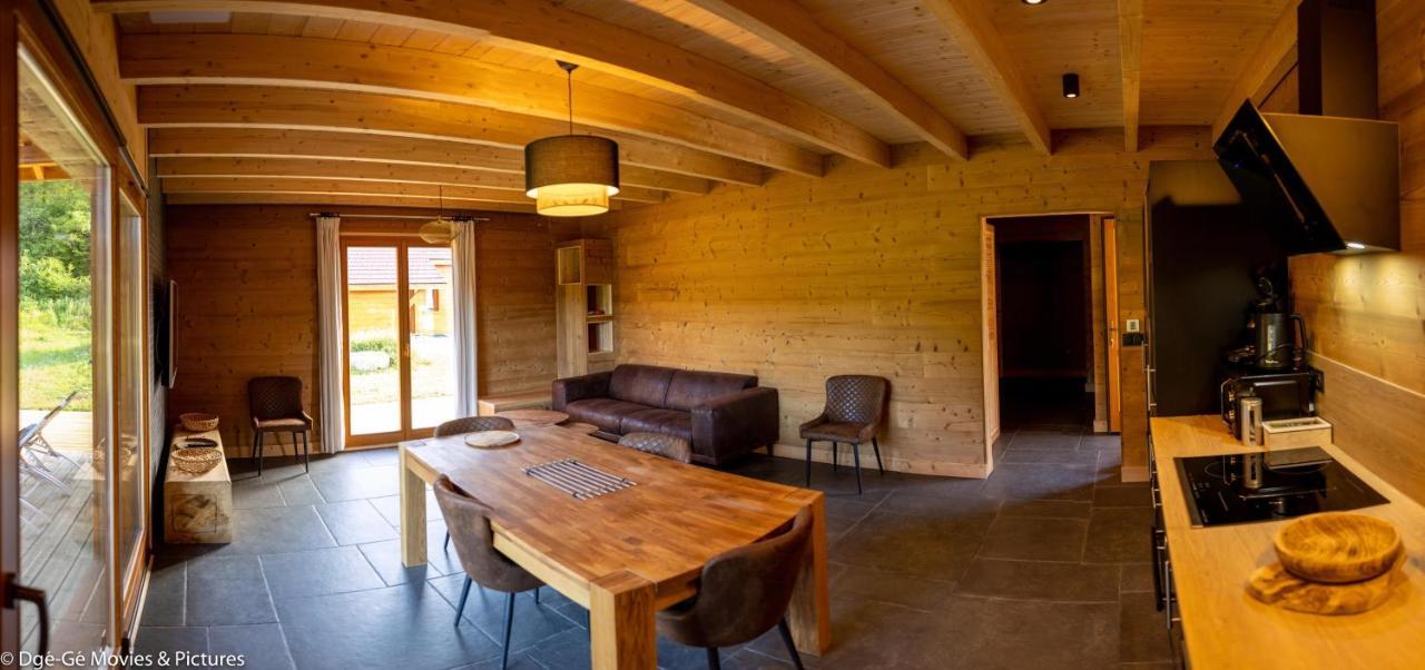 Les Jardins Du Herisson Chalet 2 Bonlieu Kültér fotó